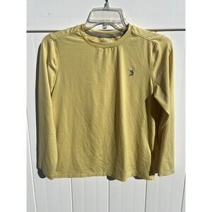 Reel Legends Boys Medium Keep It Cool Long Sleeve Shirt Yellow